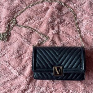 Black Victoria Secret Chain Shoulder Bag